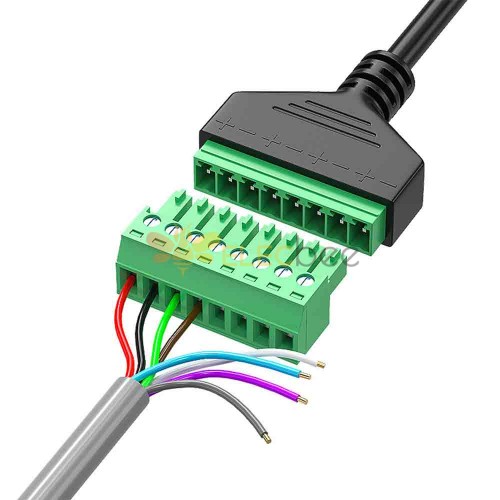 Relay Cable CBL-7002 Terminal   Straight to RJ45 ,Straight Male