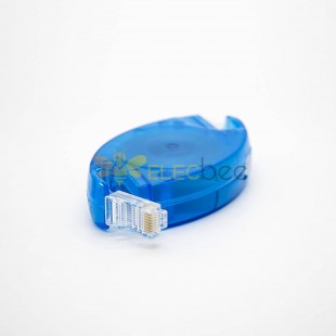 Retractable RJ45 Cable Hot 2.5m 8Pin Portable Male to Male Cat5 Ethernet Network Cable for Laptop