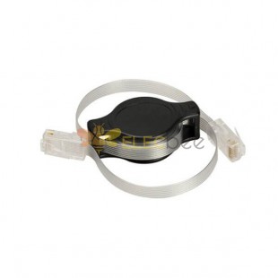 Retractable RJ45 Network Cable Gold Plated Connector Cat5 Ethernet Lan Internet Cable 1.5M