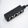 RJ45 Ethernet Splitter Cable Adapter 1 to 3 Port Ethernet Switch for CAT 5/CAT 6 LAN Socket Connector 20CM
