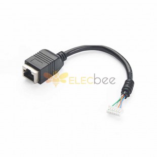 RJ45 Female to 4 pin housing cable