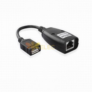 Câble d'extension USB RJ45 UTP Extender Adaptateur Ethernet CAT5E 6 Câble 10CM Jusqu'à 150ft
