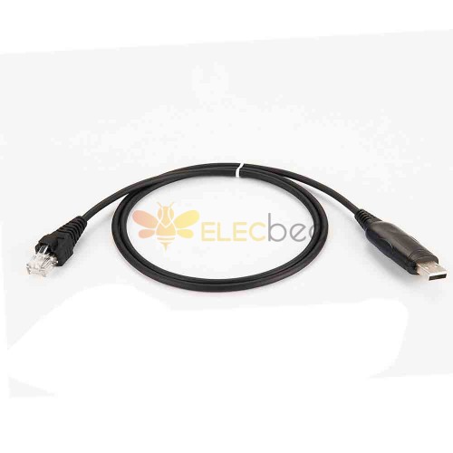 Câble de programmation USB vers RJ45 mâle vers mâle, extension de câble série RS232, 1 mètre