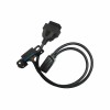 0.3 Meter OBD2 Right Angle Male to Straight Female Y-Splitter Extension Cable Suitable for Buick and Wuling Vehicles