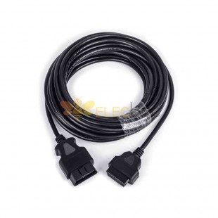 15 Meter OBD2 Car Truck OBD Extension Cable 16-Pin Male to Female Diagnostic Connector for Automobiles Trucks