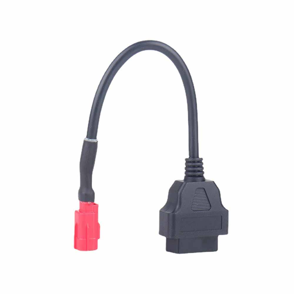 30CM Motorcycle OBD Cable 16-Pin to 6-Pin Compatible with Honda Yamaha and More