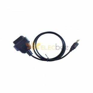 30CM USB Type A Male to OBD Female Cable for 12V Car Computer Diagnostics