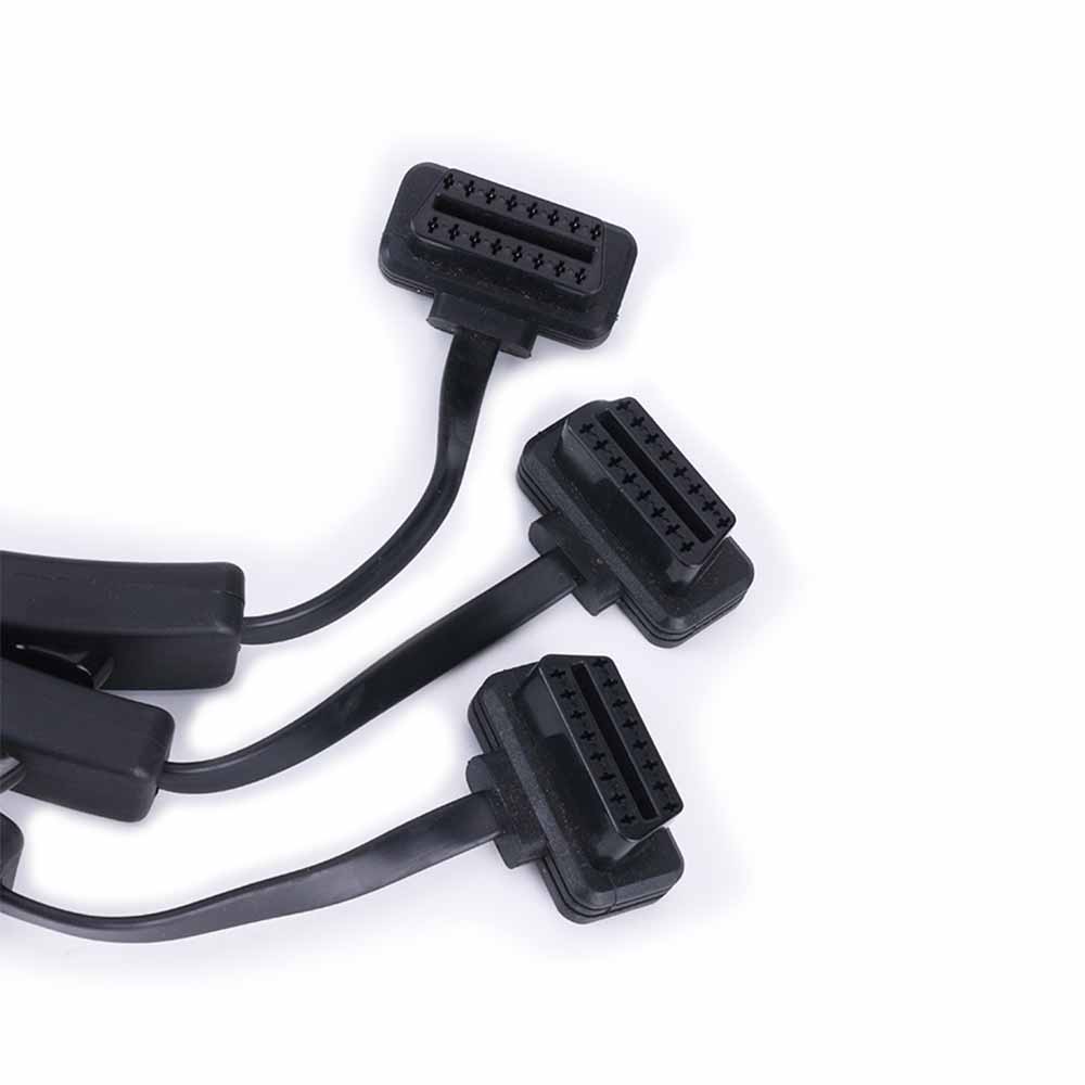 50CM OBD 16-Pin Male to Female Switch Cable OBD Switch Line for Cars
