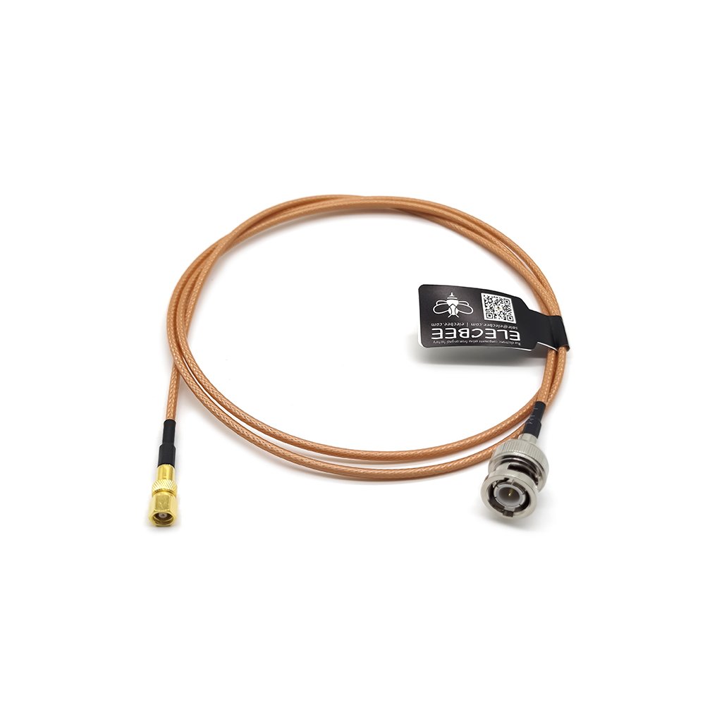 20 piezas conector SMC recto hembra a BNC recto macho Cable Coaxial con RG316