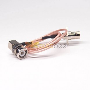 20pcs 50 Ohm BNC Cable Straight Male to Female RF Coax Cable Assembly for RG316 Cable