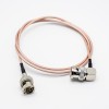 75 Ohm BNC Cable Plug to Plug RG179 Cable Assembly 75cm