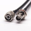 1M BNC Cable 180 Degre Female Waterproof to TNC 180 Degree Male with RG223 RG58 1m RG223