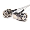 BNC Cable 90 Degree Male to BNC 180 Degree Male Coaxial Cable with RG316