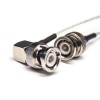 20 piezas Cable BNC macho de 90 grados a BNC Cable coaxial macho de 180 grados con RG316