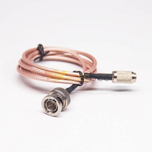 Conjunto de cables BNC RG179 1M con BNC macho a DIN 1.0/2.3 Longitud de enchufe 0.5M