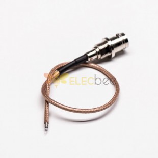 20pcs BNC Cable Connection Bulkhead Female Crimp 180 Degree for RG179