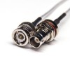 BNC Connector Straight Male to BNC Straight Female Waterproof Coaxial Cable with RG316