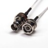 20pcs BNC Connector Straight Male to BNC Straight Female Waterproof Coaxial Cable with RG316 10cm