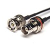 20pcs BNC Connector with Cable Waterproof Straight Female to BNC Straight Male Cable with RG174