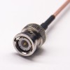 20 piezas Cable de extensión BNC macho hembra 180 grados RG316 Cable