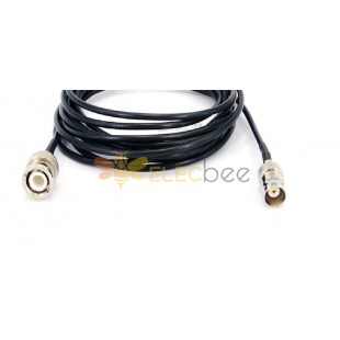 Cable de Extensión BNC Macho a BNC Hembra 5m RG174