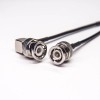 20pcs BNC Male to BNC Male Cable Assembly BNC Right Angle to Straight для кабеля RG174