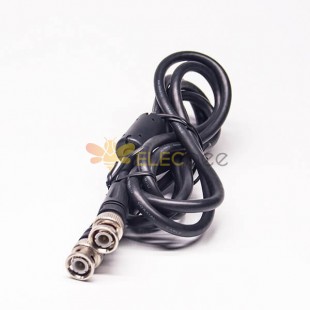 10pcs BNC Power Cable RG58 2M Molded with Magnet Ring Plug to Plug