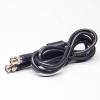 10 Uds. Cable de alimentación BNC RG58 2M moldeado con enchufe de anillo magnético a enchufe