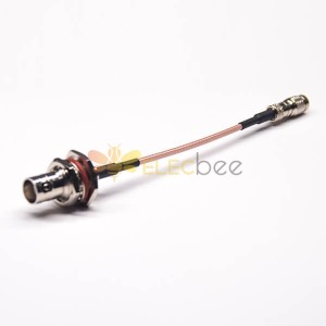 BNC Straight Connector Female Waterproof to 1.0/2.3 Male Straight