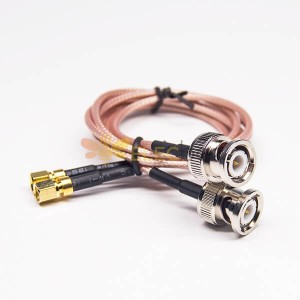 BNC to Cable Adapter with SMC Male RG316 Assembly 50cm