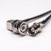 BNC to Coaxial Cable Right Angled Male to 180 Degree Female RG174 Cable Assembly