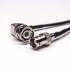 BNC to Coaxial Cable Right Angled Male to 180 Degree Female RG174 Cable Assembly 10cm
