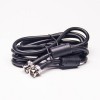 BNC Video Cable RG59 2.5M with Magnet Ring Plug to Plug