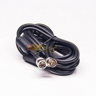 10pcs BNC Video Cable RG59 2.5M with Magnet Ring Plug to Plug