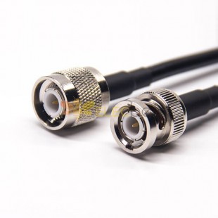 Cable BNC Male 180 Degree to TNC Male 180 Degree Cable with RG223 RG58 RG58 1m