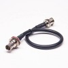 Coax Cable com conectores BNC Masculino para Feminino RG59 Montagem 30CM
