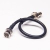 Coax Cable com conectores BNC Masculino para Feminino RG59 Montagem 30CM