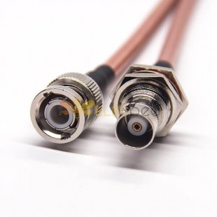 20pcs Coaxial Cable RF Assembly BNC Straight Male to BNC Straight Female with RG142