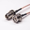 Coaxial Cable RG316 TNC Front Blukhead Waterproof Female to BNC to Straight Male