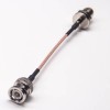 30pcs 10CM Coaxial Cable RG316 TNC Front Blukhead Waterproof Female to BNC to Straight Male