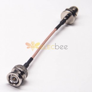 10CM Coaxial Cable RG316 TNC Front Blukhead Waterproof Female to BNC to Straight Male