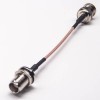 30pcs 10CM Coaxial Cable RG316 TNC Front Blukhead Waterproof Female to BNC to Straight Male