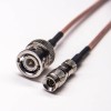 DIN 1.0/2.3 Conector macho a bNC macho recto para cable RG316