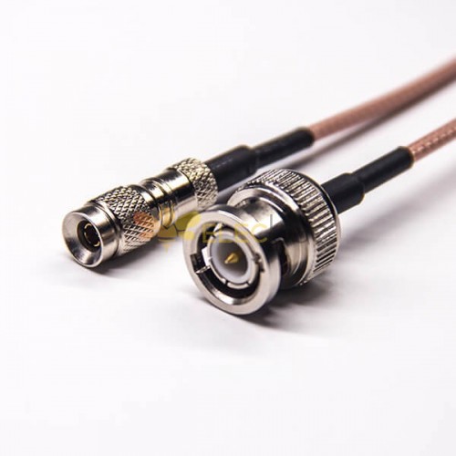 30 Stück DIN 1,0/2,3-Stecker auf geraden BNC-Stecker für RG316-Kabel
