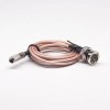Din Cable Connector 1.0/2.3 Mâle Droit à BNC Câble Coaxial Mâle