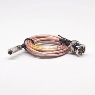 20 قطعة Din Cable Connector 1.0 / 2.3 Male Straight to BNC Male Coaxial Cable 1M