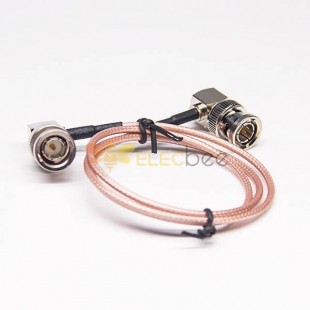 20pcs HD BNC to BNC Cable RG179 Assembly Plug to Plug 60cm