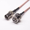 30pcs RF Cable Assembly BNC to BNC Male to Female Straight RG316 Cable Assembly 10cm