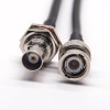 RF Cable BNC Male Straight to BNC Female Straight Coaxial Cable with 1 Meter Length RG58