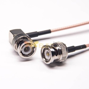 bnc公頭組裝線纜RG316兩頭焊bnc公頭連接器